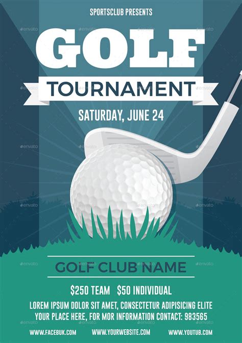 Golf Outing Flyer Template