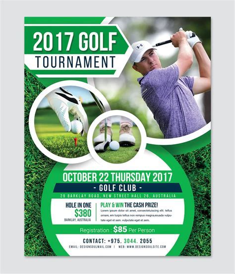 Golf Outing Flyer Template 5