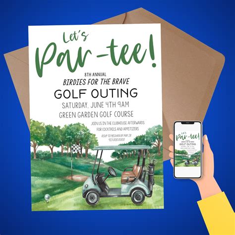 Golf Outing Invitation Idea 1