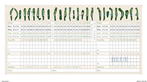 Golf Scorecard Template Excel Free