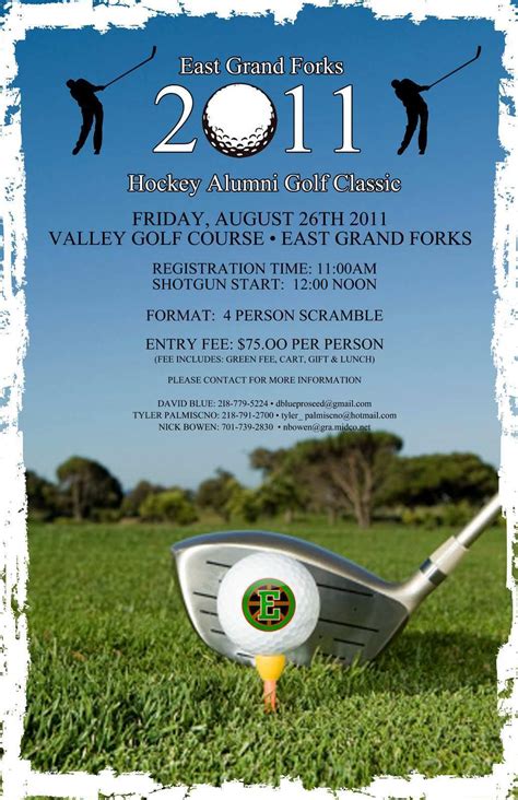 Golf Scramble Flyer Template Designs