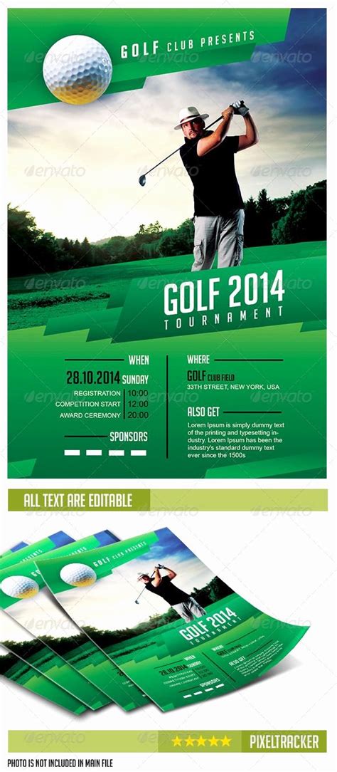 Golf Scramble Flyer Template Free Download