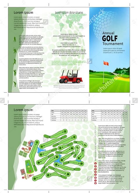 Golf Tournament Brochure Template Tips