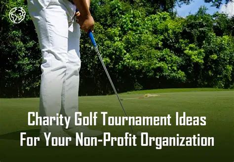 Golf Tournament Fundraising Ideas