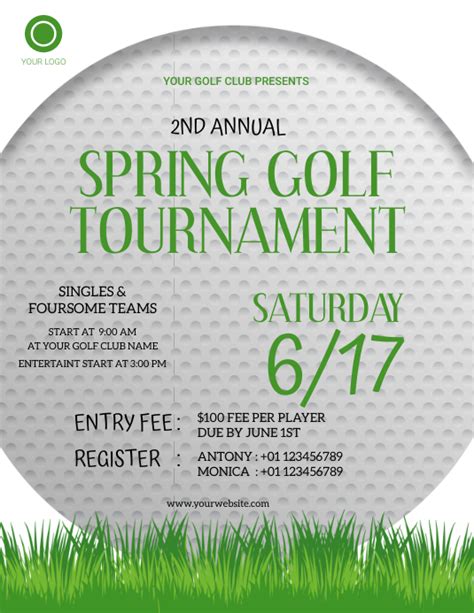 Golf Tournament Invitation