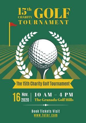 Golf Tournament Poster