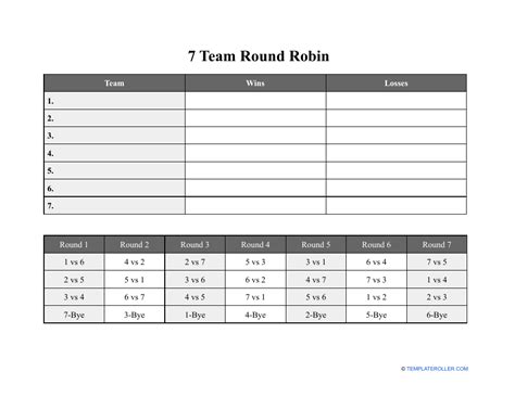 Golf Tournament Template 7