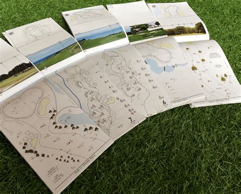 Golf Yardage Book Template