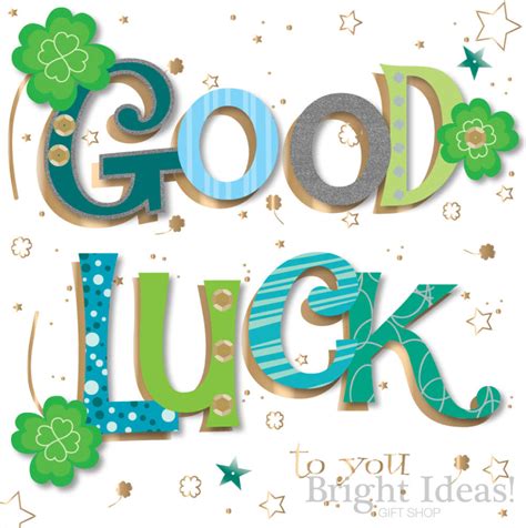 Designs and Ideas for Free Printable Good Luck Cards