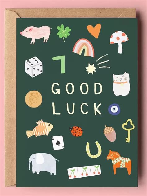 Good Luck Charm Card