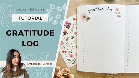 Gratitude Log Goodnotes Bullet Journal Template