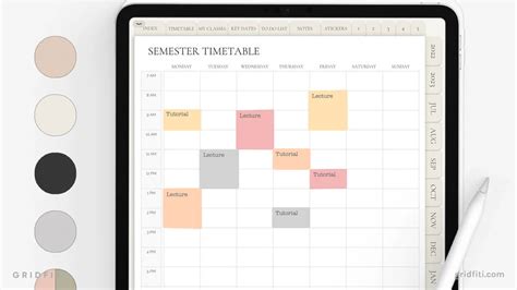 Goodnotes Calendar Template