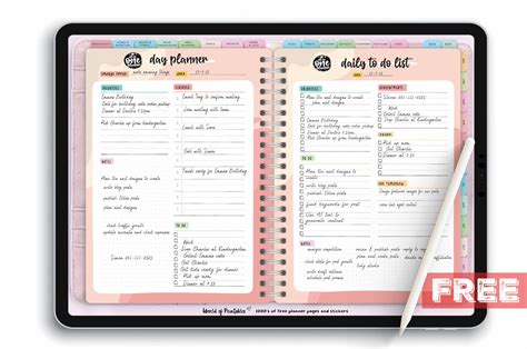 Goodnotes daily journal templates