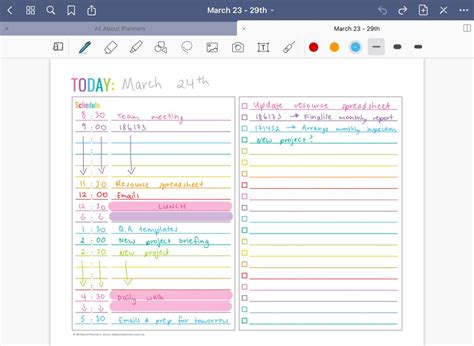 Goodnotes Daily Planner