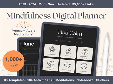 Goodnotes Mindfulness Template