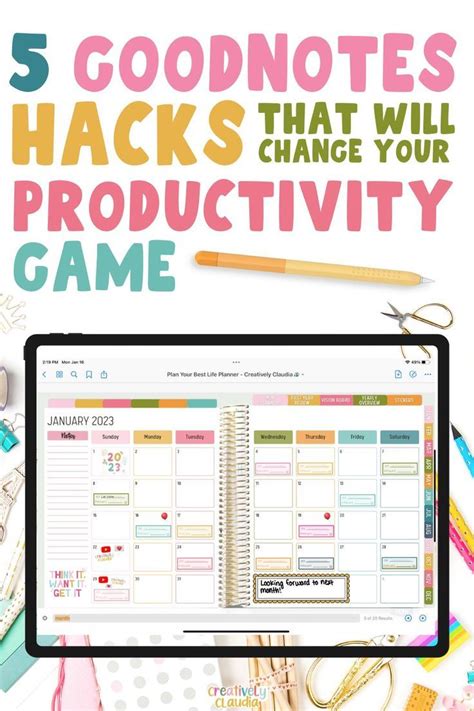 Goodnotes Productivity Hacks