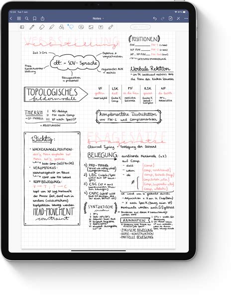 Goodnotes Study Notes Template