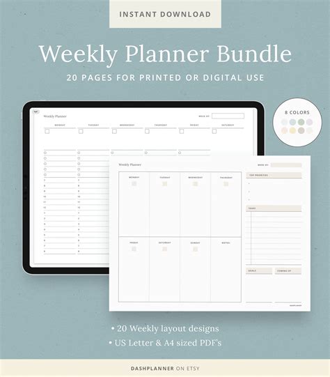 Goodnotes Weekly Planner