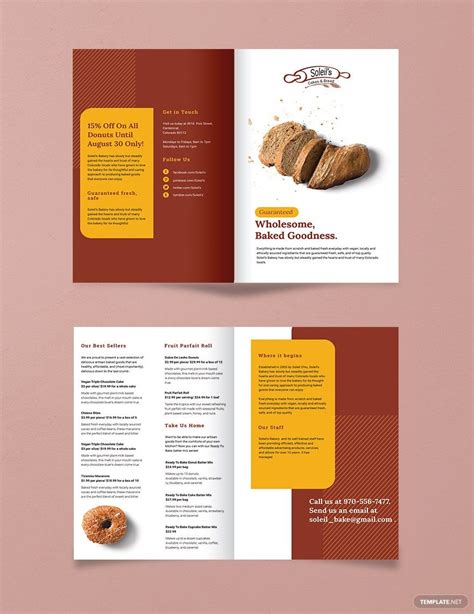 Bi-fold Brochure Template