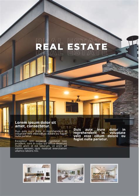 Real Estate Brochure Template