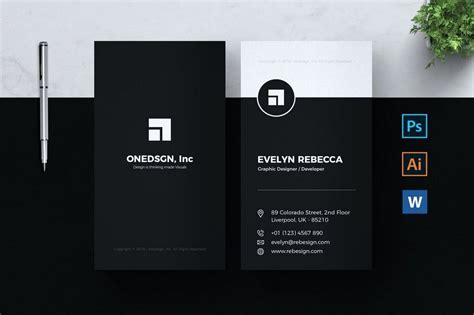 Google Docs Business Card Templates Gallery