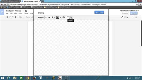 Using Google Docs Drawing Tool for Org Charts