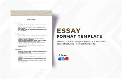 Google Docs Essay Template Gallery