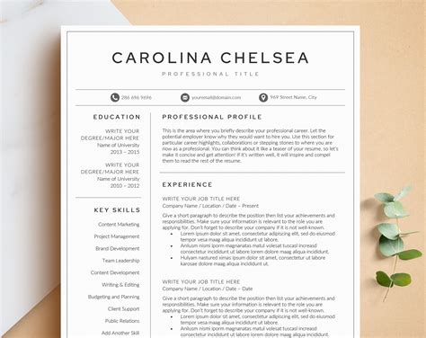 Google Docs Etsy Template