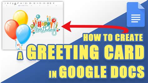 Google Docs Greeting Card Template 1