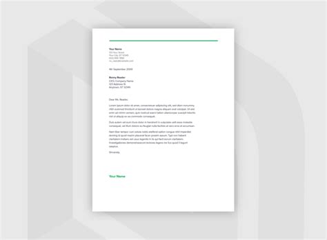 Google Docs letter templates