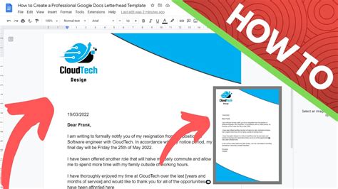 Google Docs letter templates design