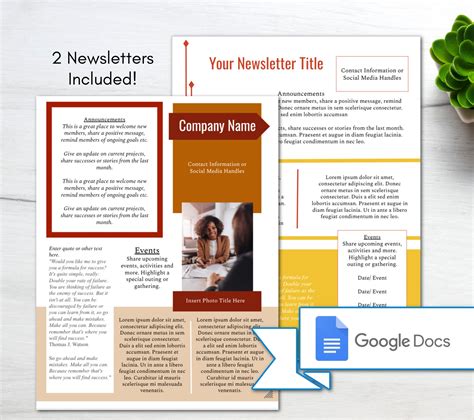 Google Docs Newsletter Template 5