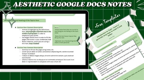 Google Docs Notes Templates Examples