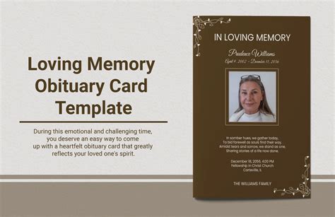 Google Docs Obituary Template Example 9