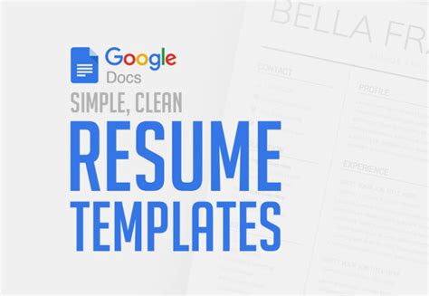 Google Docs Resume Template Tutorial