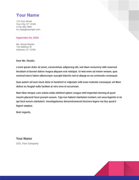 Google Docs Template Cover Letter Example 6