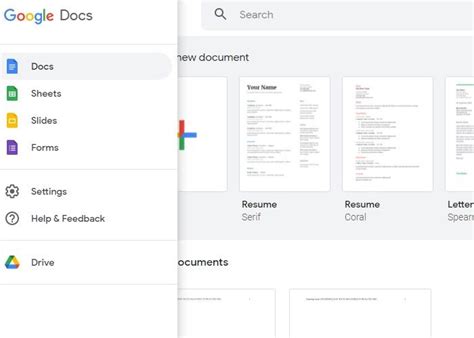 Google Docs Template Example 6