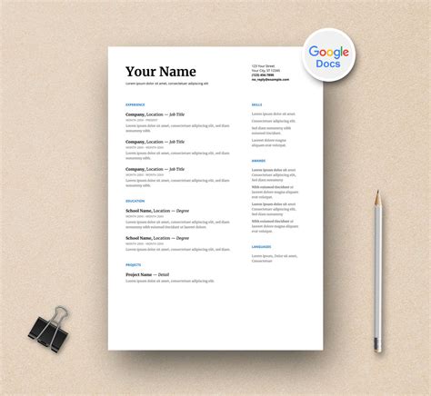 Google Docs Template Example 7