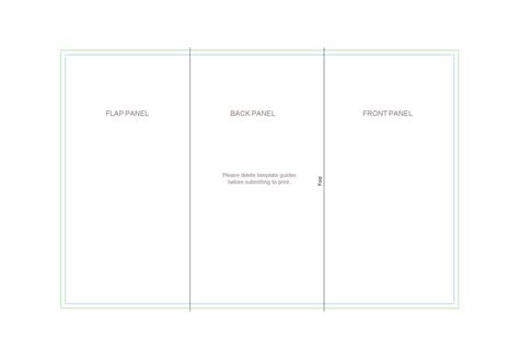 Google Docs tri-fold brochure template