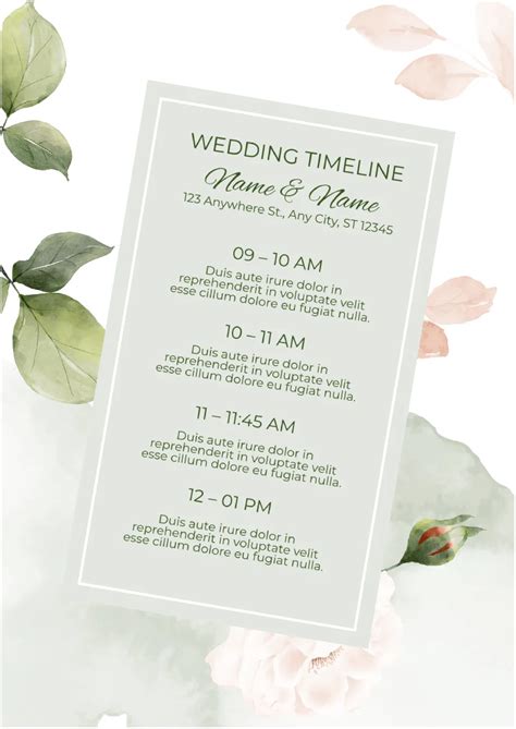 Why Use Google Docs for Your Wedding Itinerary Template