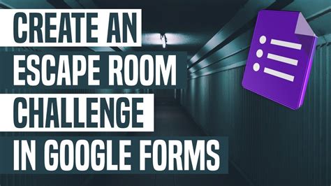 Google Form Escape Room Template Challenges