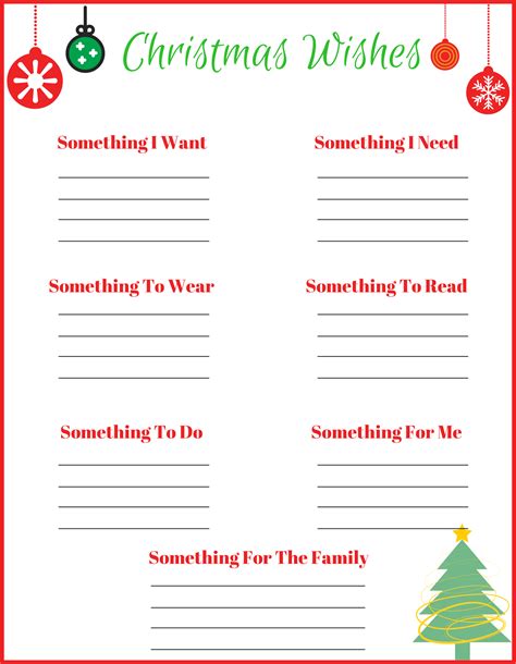 Google Forms Christmas Wish List Template