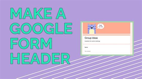 Google Forms Header Template Customization