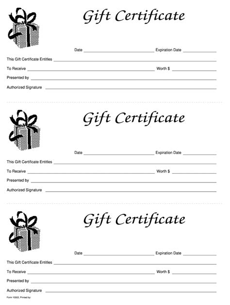 Google Gift Certificate Template 5