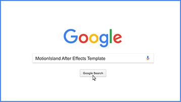 Google Search After Effects Templates