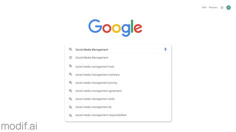 Google search page