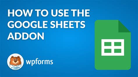 Google Sheets Add-on