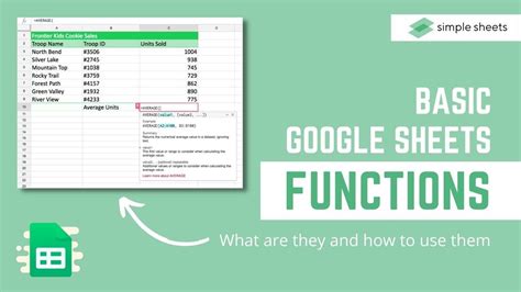 Google Sheets arithmetic functions