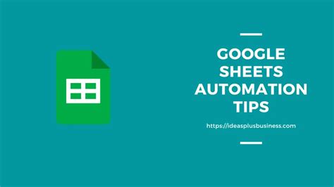 Google Sheets Automation Tools