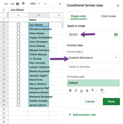 Google Sheets Checkbox Strikethrough Troubleshooting